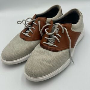 Men's Cole Haan Grand Zeros Casual Lace-Up Shoes, Brown and Gray